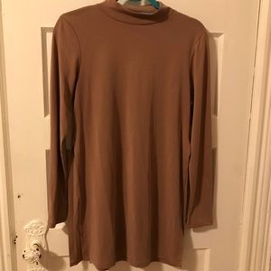Long sleeve tunic (mauve) mockneck!!